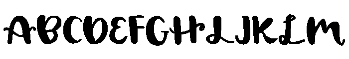 Boter Font UPPERCASE