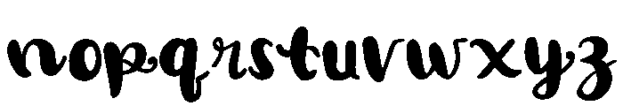 Boter Font LOWERCASE