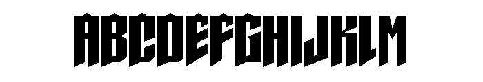 Bottensagach Font UPPERCASE