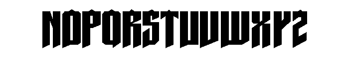 Bottensagach Font UPPERCASE