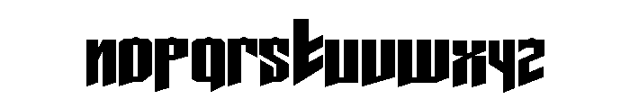 Bottensagach Font LOWERCASE