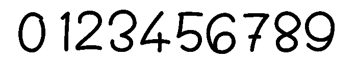 BottomsUp Font OTHER CHARS