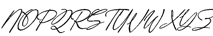 Boudica Perfect Italic Font UPPERCASE