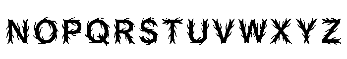 Bouge Regular Font UPPERCASE