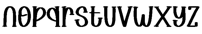 Boukids Font LOWERCASE