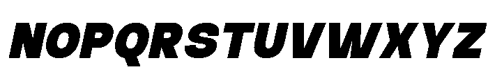Bouldy Italic Font UPPERCASE