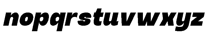 Bouldy Italic Font LOWERCASE