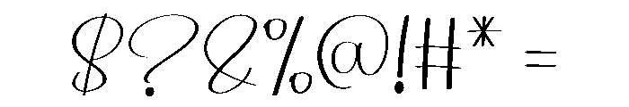 Bounce Back Font OTHER CHARS