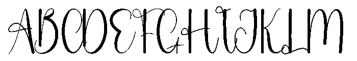 Bounce Back Font UPPERCASE