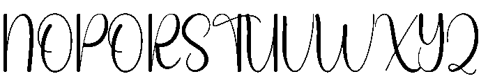 Bounce Back Font UPPERCASE