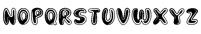 Bounce Bangke Regular Font LOWERCASE