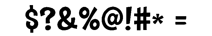 Bounce Font Font OTHER CHARS