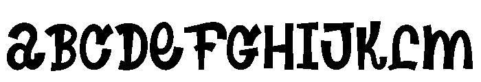 Bounce Font Font UPPERCASE