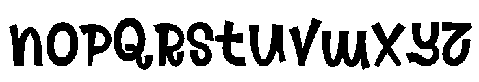 Bounce Font Font UPPERCASE