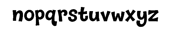 Bounce Font Font LOWERCASE