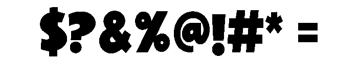 Bounce Riot Font OTHER CHARS