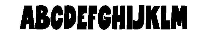 Bounce Riot Font UPPERCASE