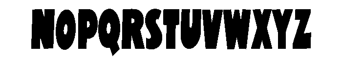 Bounce Riot Font UPPERCASE