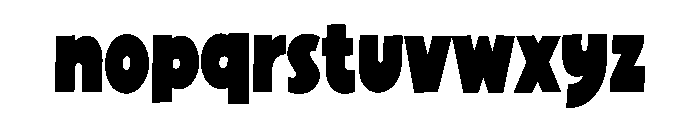 Bounce Riot Font LOWERCASE