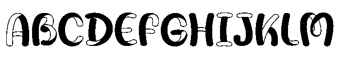 Bounce Support Font UPPERCASE