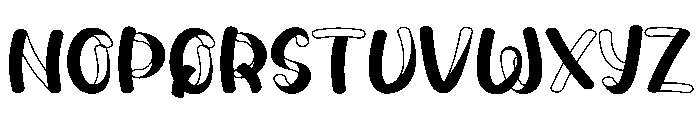 Bounce Support Font LOWERCASE