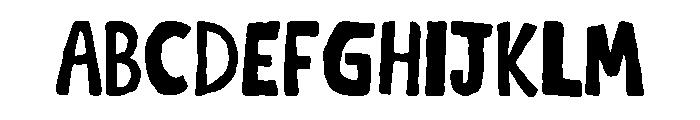 Bouncer Handblop Regular FONT