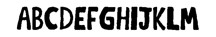 BouncerHandblop-Regular FONT