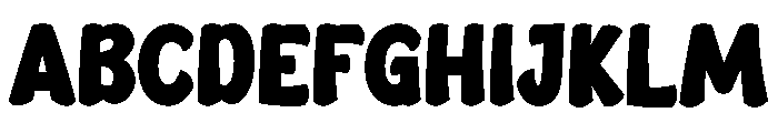 Bouncy Bash Regular Font UPPERCASE