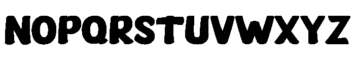 Bouncy Bash Regular Font LOWERCASE