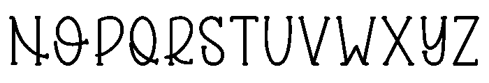 Bouncy Basket Regular Font UPPERCASE