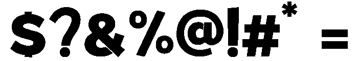 Bouncy Block Font OTHER CHARS