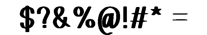 Bouncy Dreams Font OTHER CHARS
