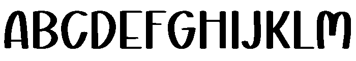 Bouncy Dreams Font UPPERCASE