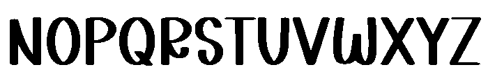 Bouncy Dreams Font UPPERCASE