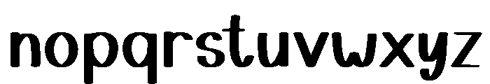 Bouncy Dreams Font LOWERCASE