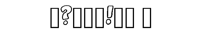 Bouncy Graffiti By Sque Regular Font OTHER CHARS