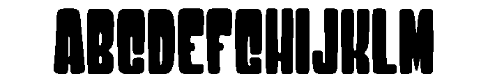 Bouncy Mochi Regular Font UPPERCASE