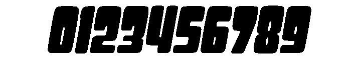 Bouncy Mochi Slant Font OTHER CHARS
