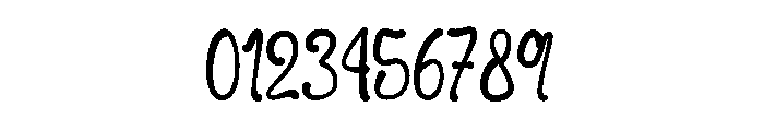 Bouncy Scribble Font OTHER CHARS