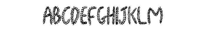 Bouncy Spring Coil By S Regular FONT