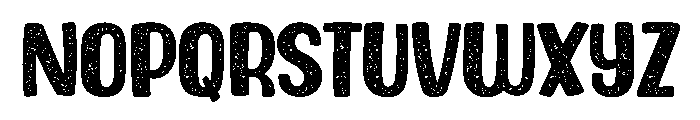 Bouncy Stacked Font LOWERCASE