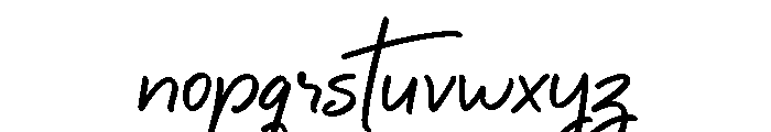 Boundless Wing Regular Font LOWERCASE