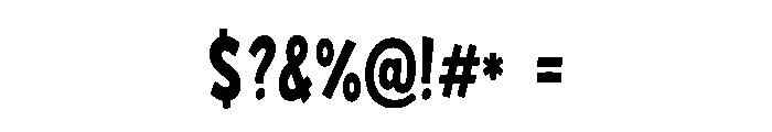 Bounzo Font OTHER CHARS