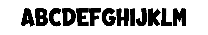 Bounzo Font UPPERCASE