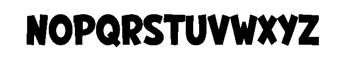 Bounzo Font UPPERCASE