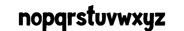 Bounzo Font LOWERCASE