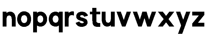 Bourgueil Extra Bold Font LOWERCASE