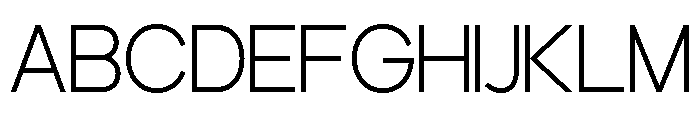 Bourgueil Extra Light Font UPPERCASE