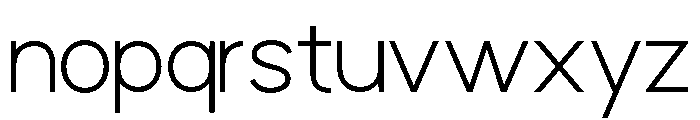 Bourgueil Extra Light Font LOWERCASE