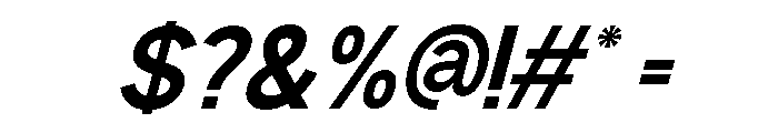 Bourgueil italic Bold Font OTHER CHARS